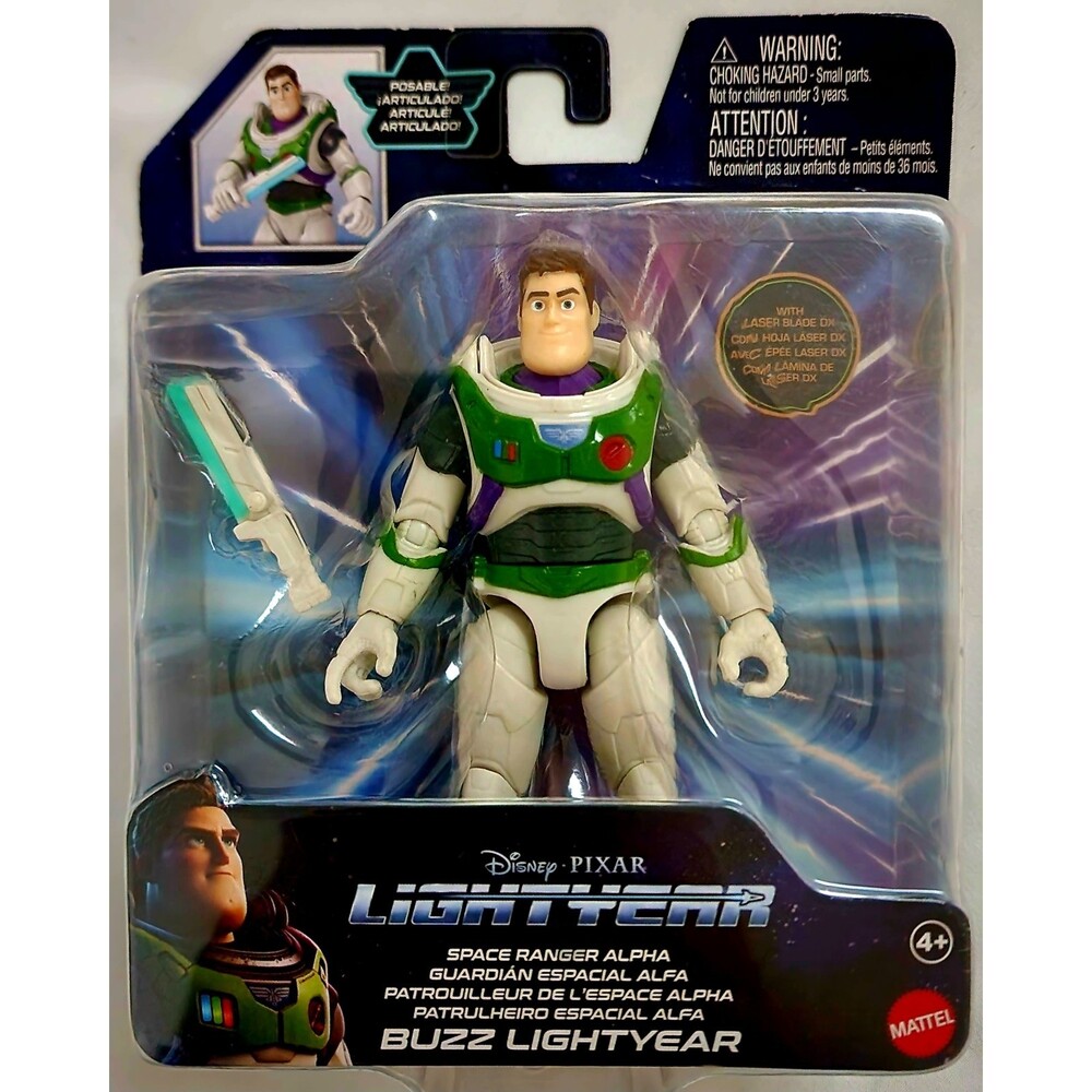 Disney Pixar Buzz Lightyear Space Randger Mattel Action Figure (NWT)